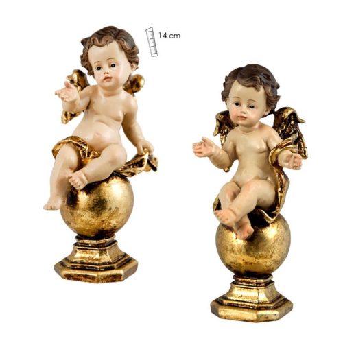 Figura Ángeles sobre bola