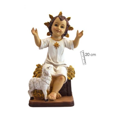 Figura niño Jesús sentado
